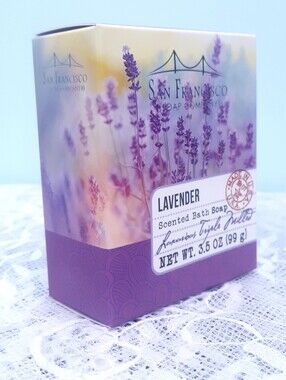 Discontinued San Francisco Soap Company Lavender Floral Luxury Bar 722030525000
